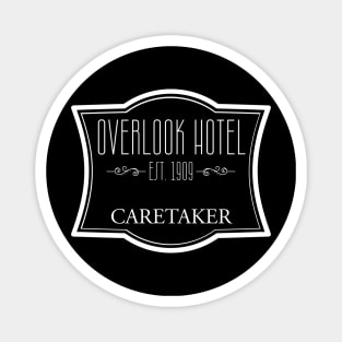 Overlook Caretaker - White Print Magnet